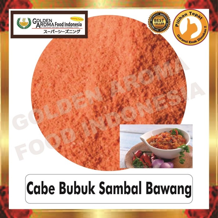 

Cabe Bubuk Sambal Bawang, Jual Bubuk Cabe Sambal Bawang Murah Enak