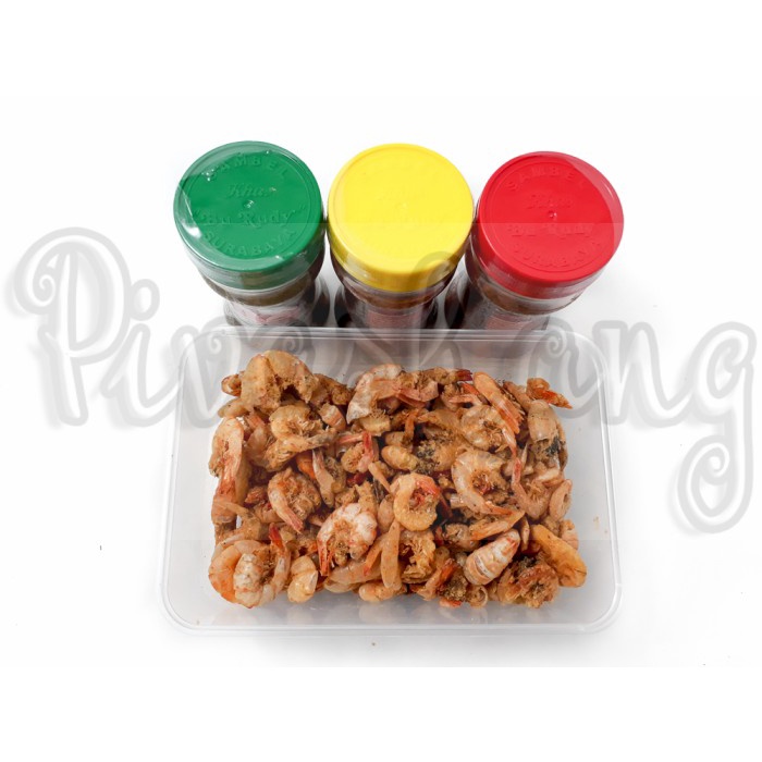 

Grosir Paket Udang Crispy Besar Sambal 3 Rasa Bu Rudy Oleh2 Surabaya