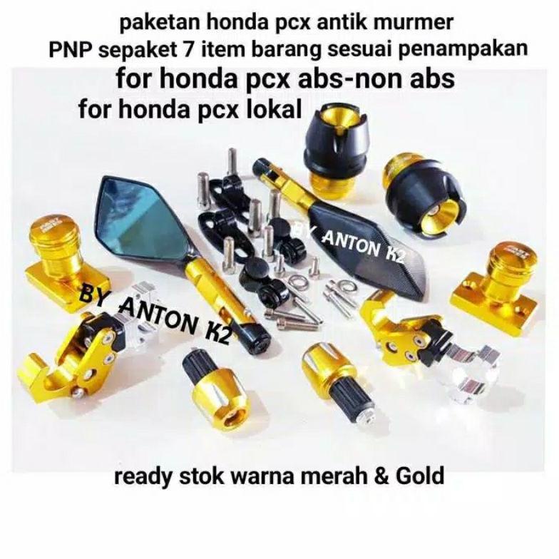 Ready VARIASI MOTOR PCX/AKSESORIS VARIASI MOTOR HONDA PCX LOKAL/PCX ABS/PCX NEW/PCX NON ABS PAKETAN 