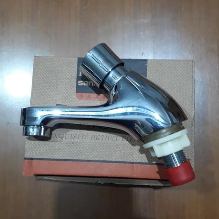 ✅Ori Kran Push Westafel Fsd-E 027  Kran Tekan Fsd Kuningan Model Wasser Terbatas