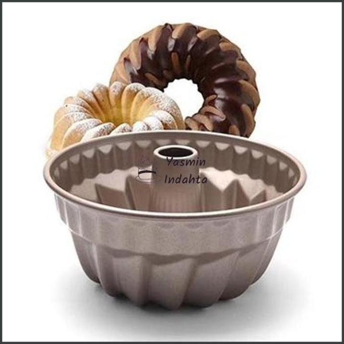 T.B.T - Loyang Bolu Kugelhopf 22 Marmer Mini, Loyang Pan Cake Bolu