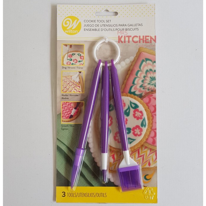 

✅Original Wilton Cookie Decorating Tool Set - 3 Pieces Tools Alat Kue Original Berkualitas