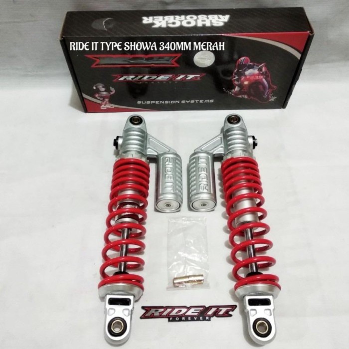 ✅Termurah Shock Ride It Showa 340Mm Rx King Tiger Supra125 Kharisma Shogun Smash Terbatas