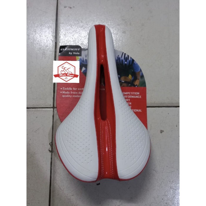 ✅Sale Saddle Sepeda Element Velo Gel Putih White Sadel Mtb Lipat Gunung New Berkualitas