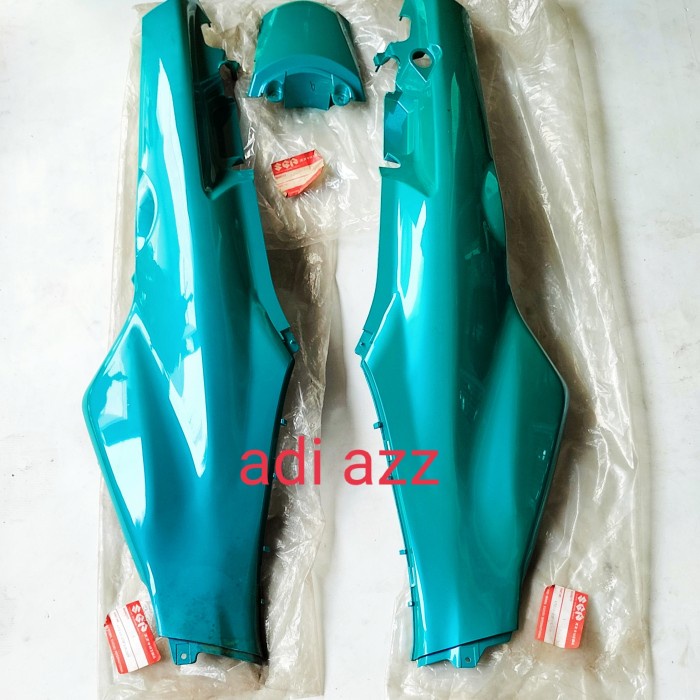 ✅Termurah Cover Body Belakang Set Pet Hijau Tosca Shogun R 110 Original Sgp Limited