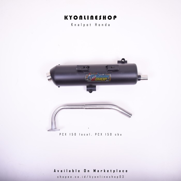 ✨Baru Knalpot Pcx 150 Lokal Copy Cms -Leheran Stenlis Ukuran 26 Original Zrc Diskon