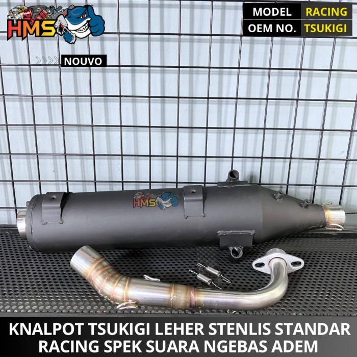 ✨Baru Knalpot Tsukigi Nouvo Nouvo Z Nouvo Lele Leher Stenlis Thailand Limited