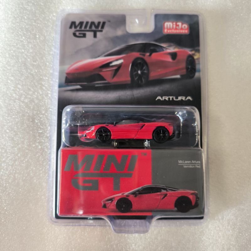 MINI GT 532 MIJO MCLAREN ARTURA VERMILLION RED - BLISTER PACK
