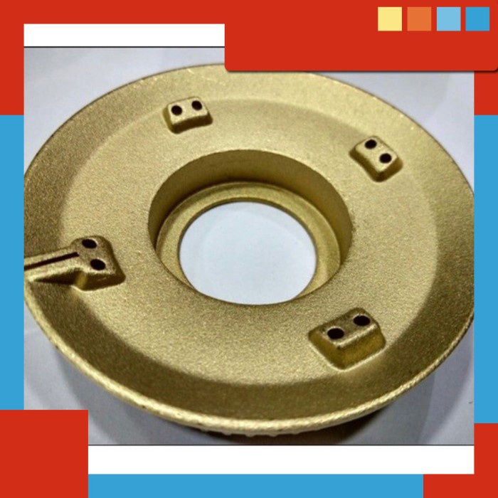 Burner Kuningan Kompor Rinnai Ri-602Ag Original Part 100% Best