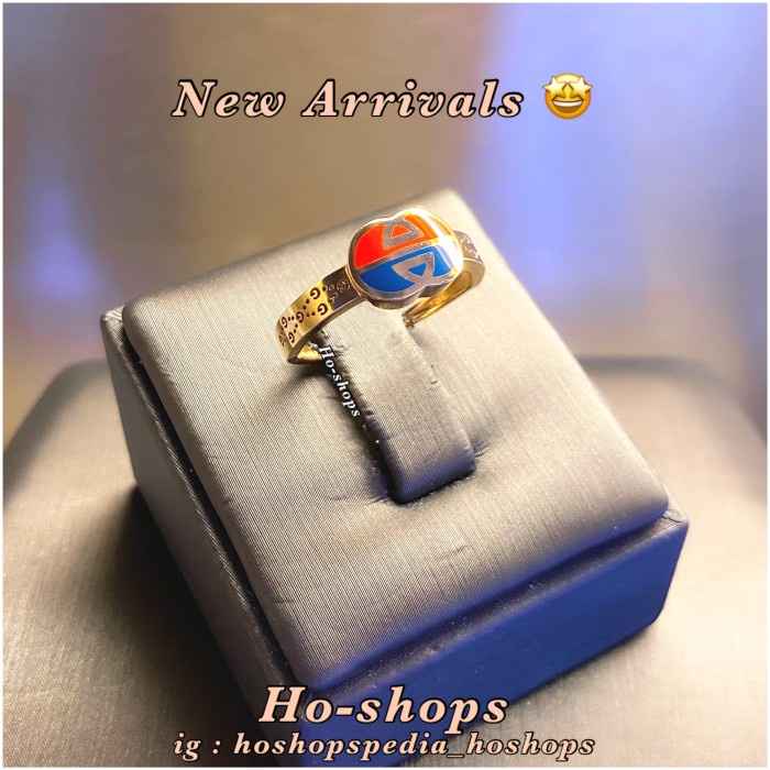 ✨Termurah Cincin Guccong Fashion Rosegold Kadar 750 Asli Emas Limited