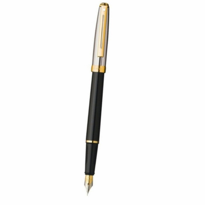 

✨Sale Sheaffer® Prelude Black Barrel Palladium 22K Gold Plate Fountain Pen Limited