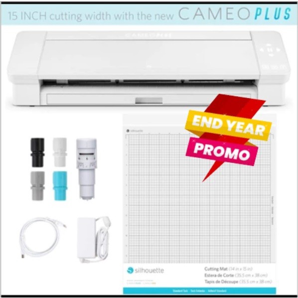 

✨Ready Silhouette Cameo 4 Plus - Mesin Cutting Sticker Polyflex Art Paper Diskon
