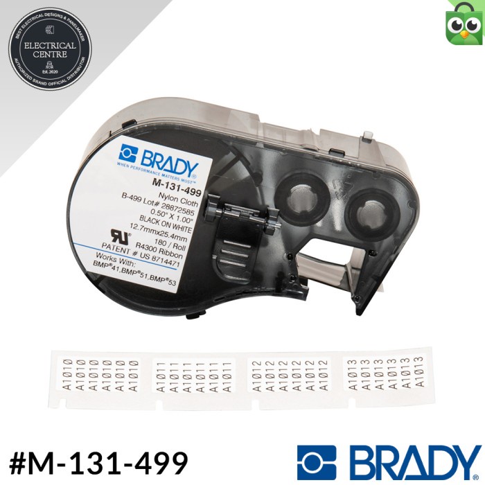 

✨Ready Brady M-131-499 Multi-Purpose Nylon Labels 143350 Berkualitas