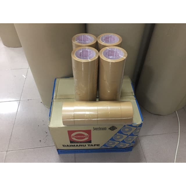 

✨Sale Lakban Daimaru Tape Coklat 2 Inch X 90 Yard Dust 72 Roll Terbatas