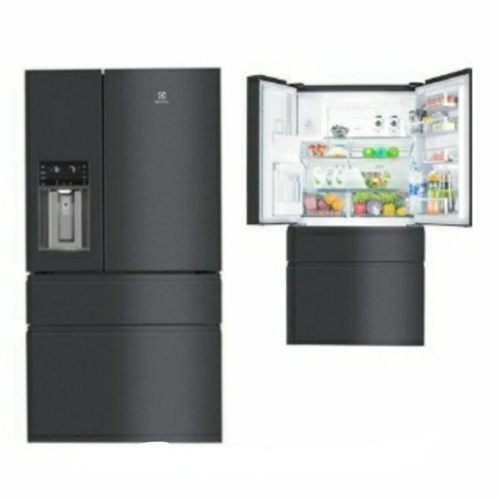 ✨Original Electrolux Kulkas Ehe6879A-B Inverter Fresch Door Nutrifresh 617L New Limited