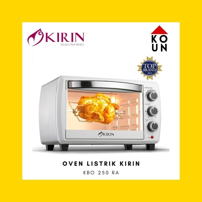 ✨Original Oven / Toaster Kirin Kbo-250Ra / Kbo 250Ra / Kbo 250 Ra 25 L / 500 W Terbaru