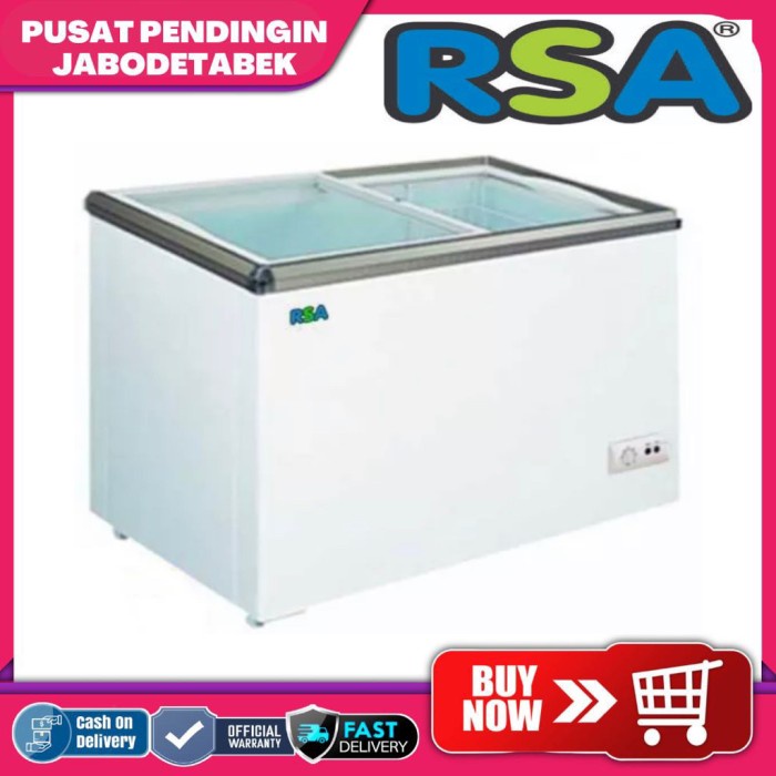 ✨Original Rsa Xs 320 Chest Freezer Sliding 320 L Lemari Pembeku 320 Liter By Gea Diskon