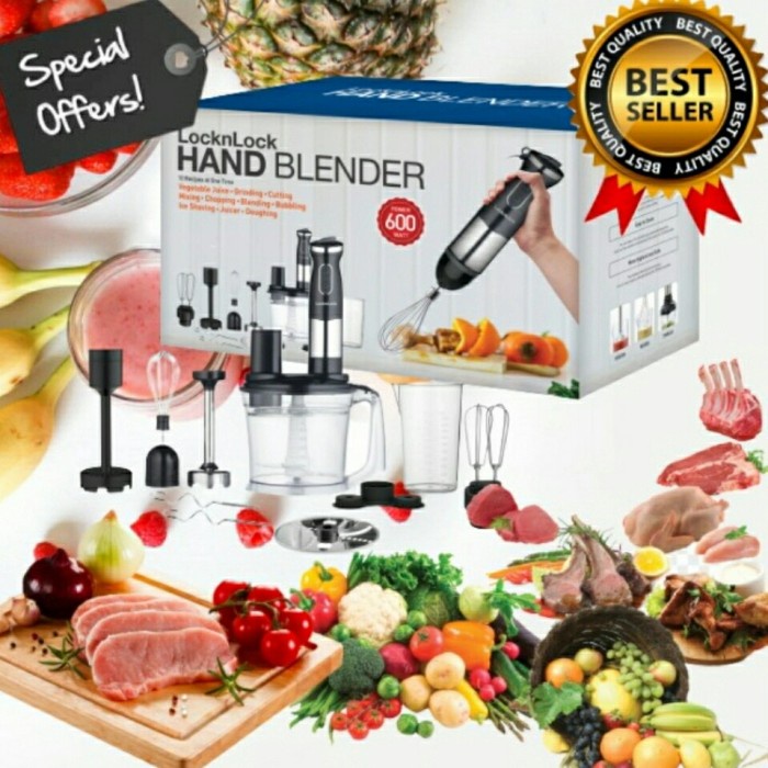 ✨New Ori Hand Blender Lock N Lock Lengkap Limited