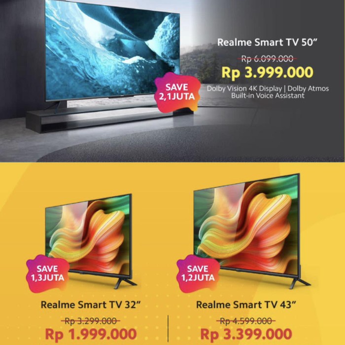 ✨New Redmi Smart Tv 32 43 50 Inc Garansi 1 Tahun Limited