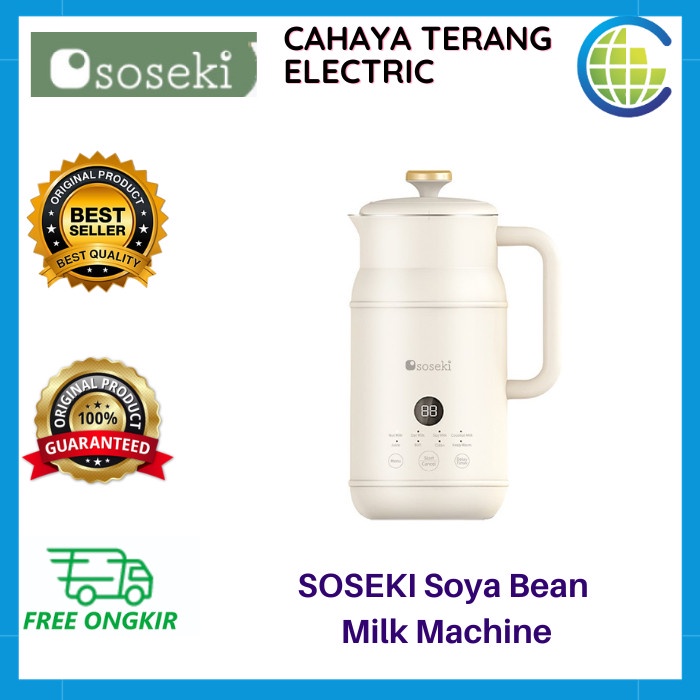 ✨New Ori Soseki Soymilk Maker / Mesin Blender Susu Kacang Multifungsi 600Ml Terbaru