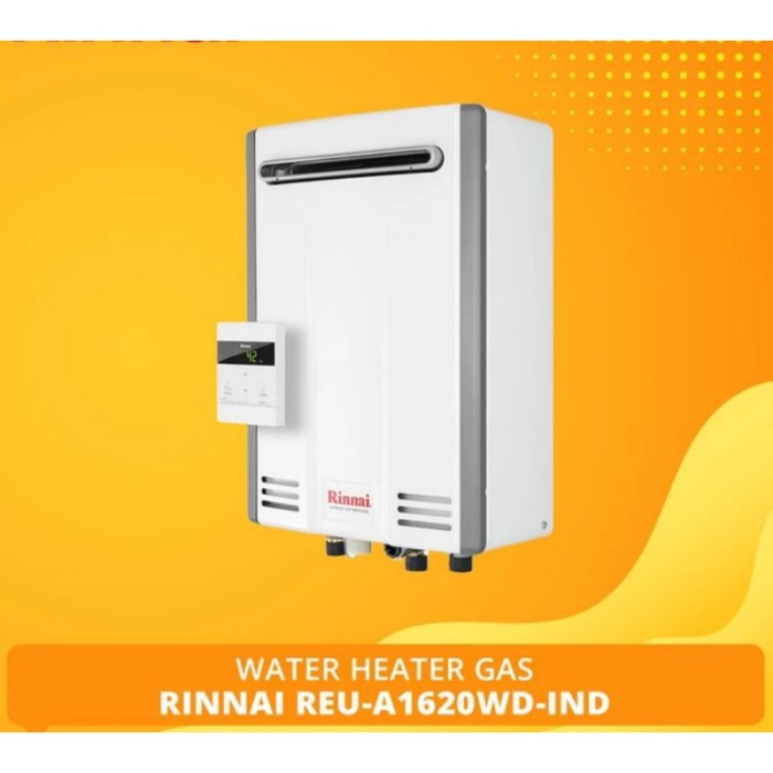 ✨New Ori Water Heater Gas Rinnai Reu-A1620Wd-Ind / Pemanas Air / Murah Terbatas