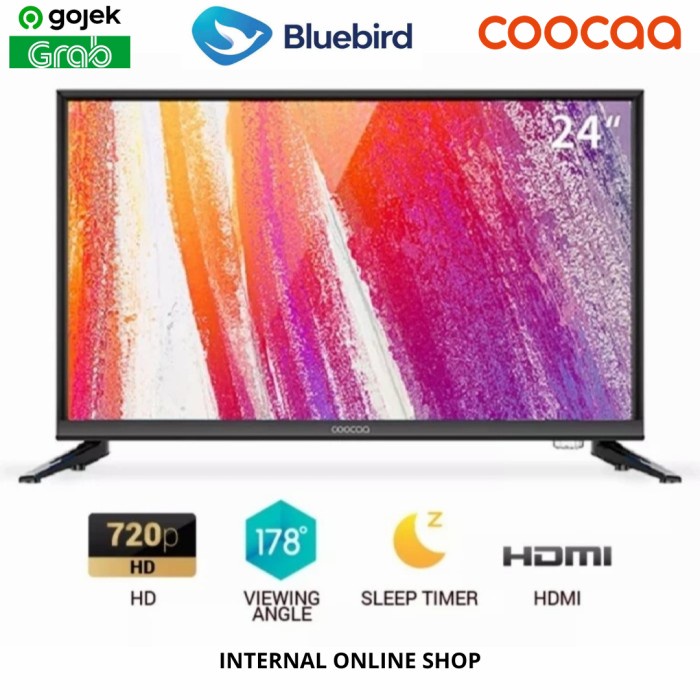 ✨New Coocaa 24Ctd2000 Led Tv 24 Inch Digital Tv Garansi Resmi Diskon