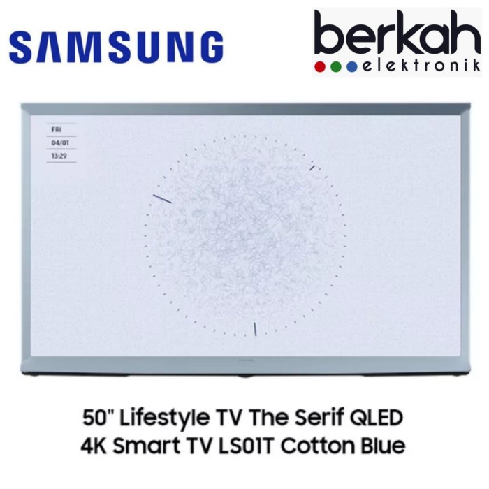 ✨New Samsung 50 Inch The Serif Qled 4K Smart Tv Qa50Ls01T Terbaru