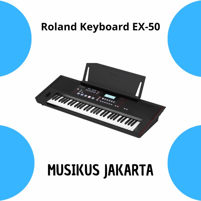 ✨New Keyboard Roland E-X50 / Roland Ex50 Arranger 61 Keys / Roland Ex-50 Diskon