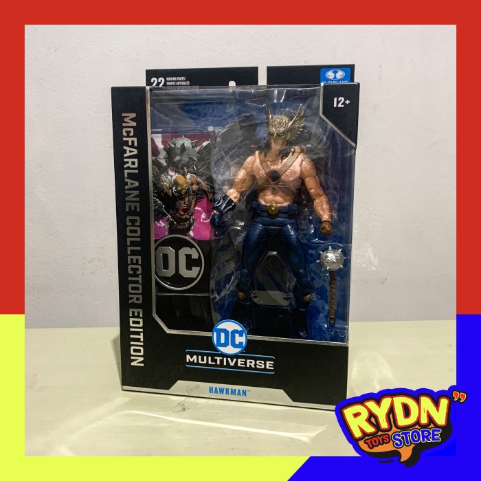 ✨Baru Mcfarlane Collector Edition Dc Multiverse Zero Hour - Hawkman Misb Terbaru