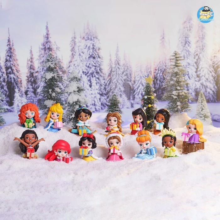 ✨Baru Pop Mart - Disney Princess Winter Series - 1 Set Isi 12Pcs Sealed Limited