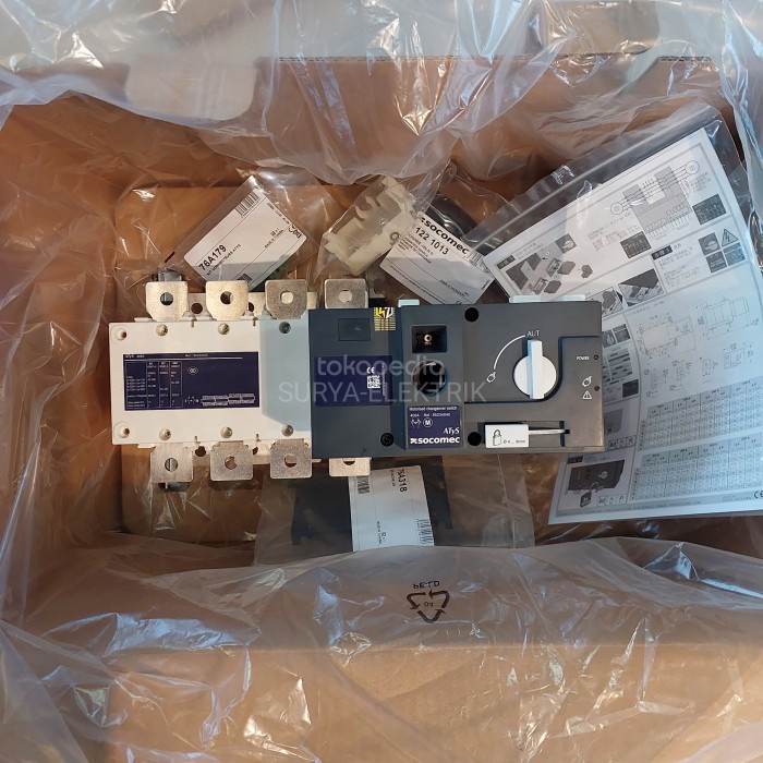 ✨Ori Cos Motorised Motor Atys R 500A Socomec 500 A Auto Change Over Switch Terbatas