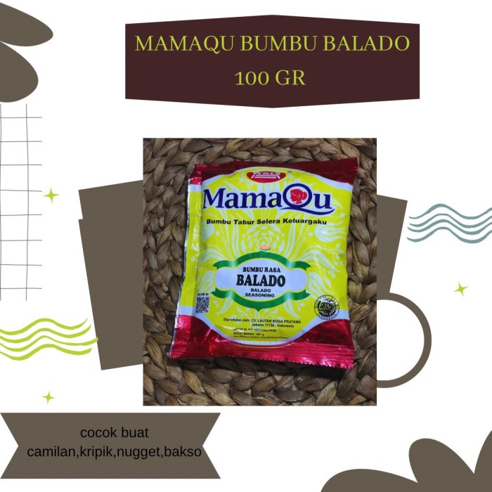 

{{{{{{] MAMAQU BUMBU TABUR BALADO 100 GR