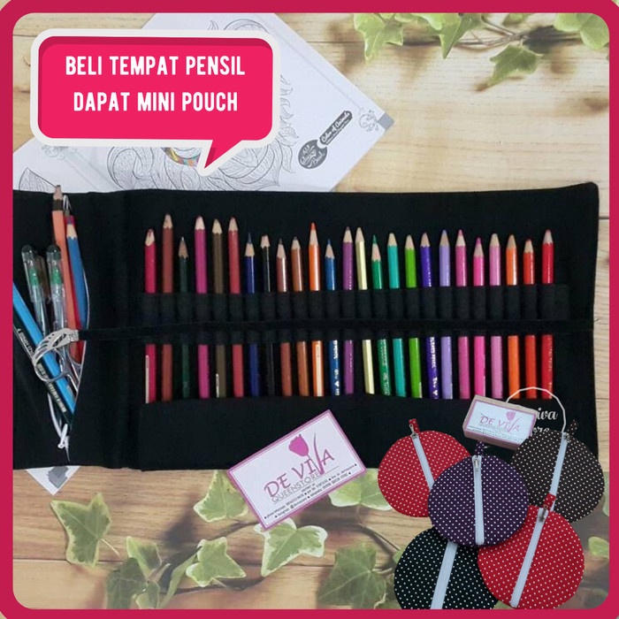 

Tempat Pensil Gulung / Roll Pencil Case/ Tempat Pensil Unik Lucu