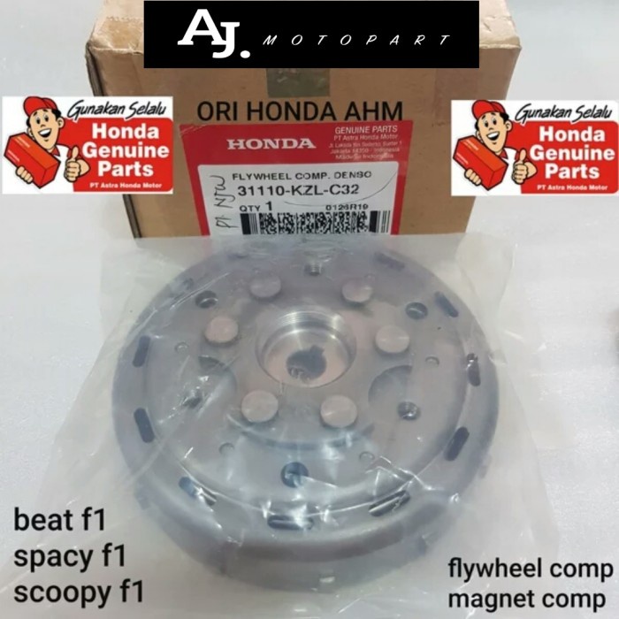 ✨New Magnet Flywheel Comp Beat F1 Scoopy F1 Spacy F1 31110-Kzl-C32 Ori Hond Terbatas