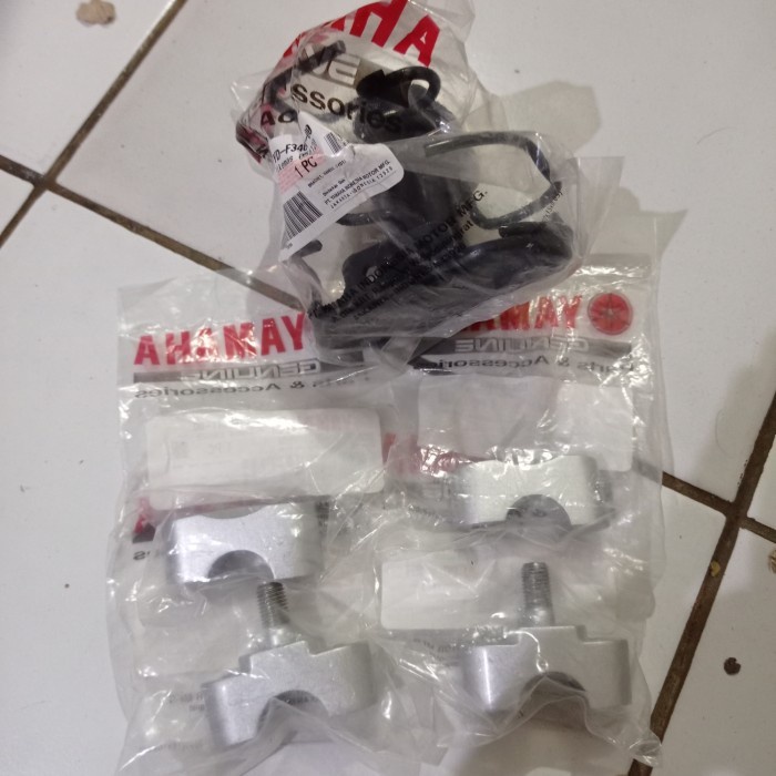 ✨New Dudukan Stang Fino Karbu Set Original Yamaha Terbatas