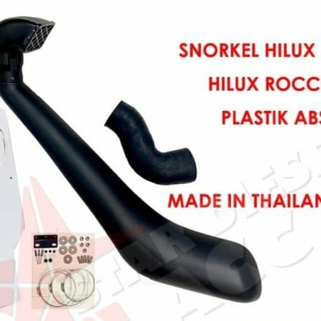 ✅Ready Snorkel Corong Samping Hilux Revo Dan Rocco Plastik Abs Impor Limited
