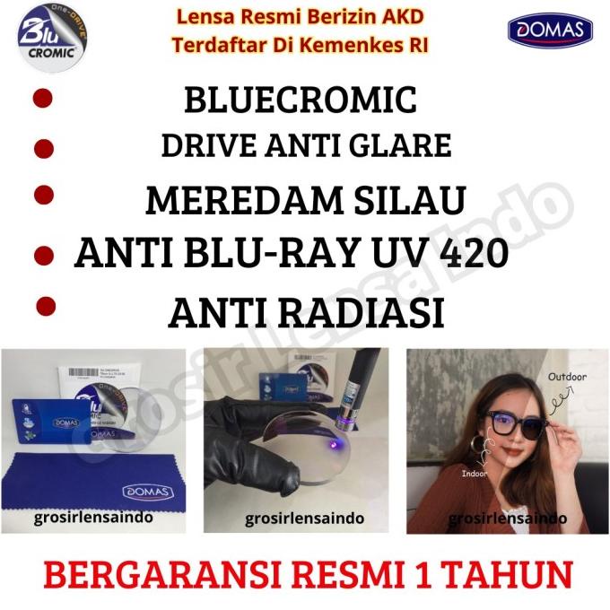 Lensa Kacamata SV ONE DRIVE BLUERAY + PHOTOCROMIC by DOMAS