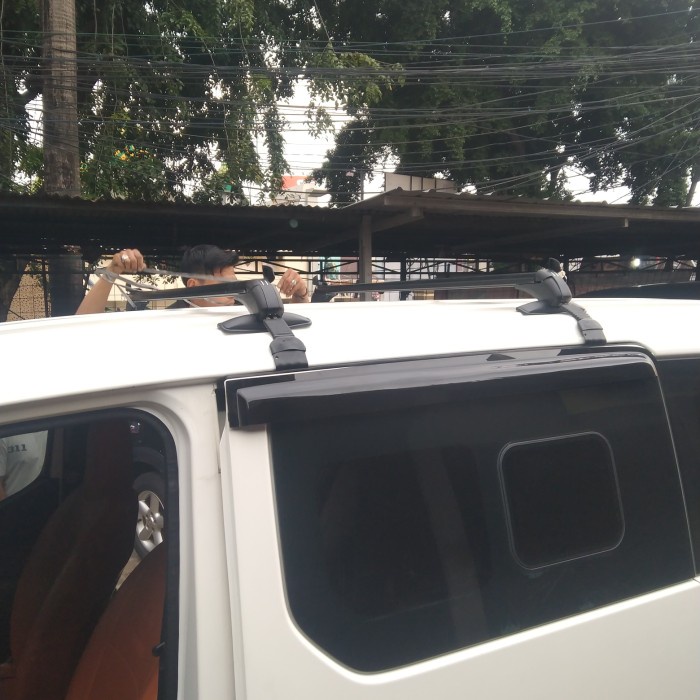 ✅New Ori Cross Bar Kaki Roof Rack Bagasi Atas Mobil Daihatsu Grand Max Terbatas