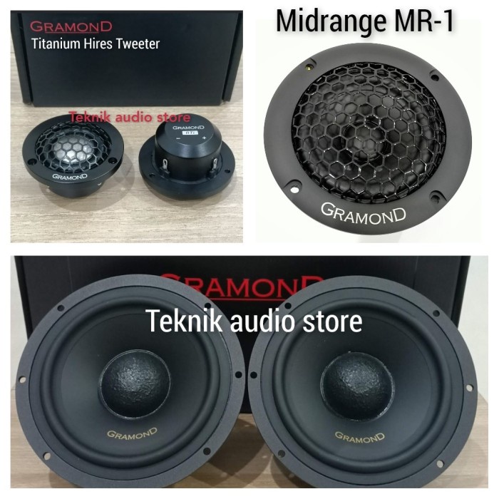 ✅New Ori Speaker 3Way Gramond Aktif W-65GMr-1Tweeter Rti Hires Tweeter Limited