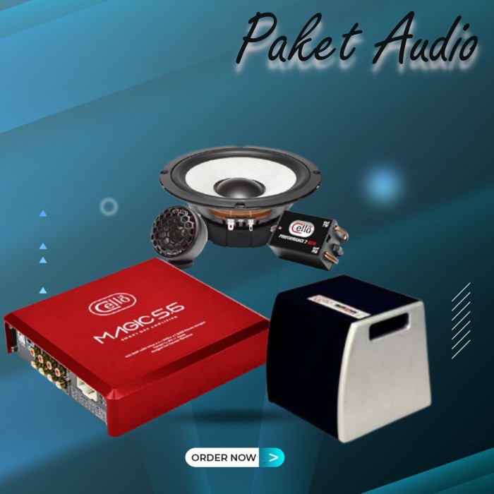 ✅New Ori Paket Audio Mobil Full System Cello Magic Diskon