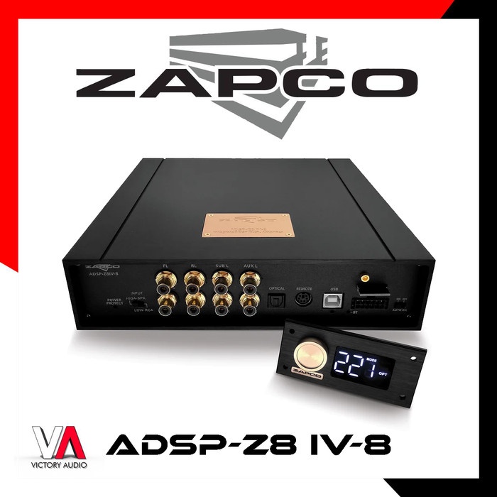 ✅New Ori Digital Sound Processor Dsp Zapco Adsp-Z8 Iv-8 Hi-Res Built In Power Diskon
