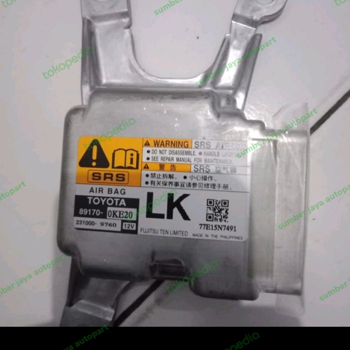 ✅Baru Modul Airbag Ecu Ssr Airbag Modul Innova Reborn 89170-0Ke20 Diskon