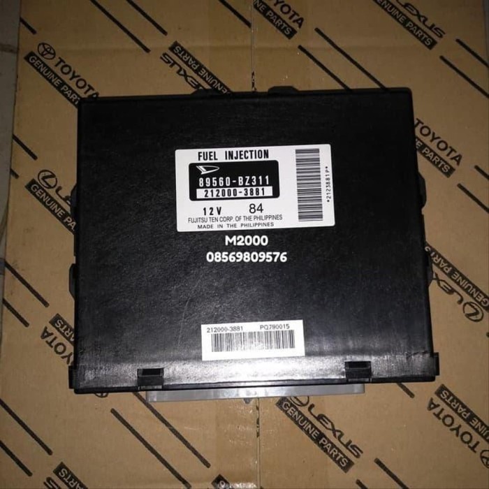 [Original] Ecu Computer Fuel Injection Ori 89560-Bz311 Toyota Rush Berkualitas