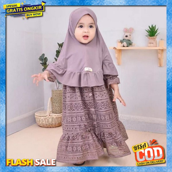 Gsmis Anak Perempuan Gamis Anak2 Kekinian Fashion Muslim Idul Fitri Games Simpel Berkualitas Buju Gs