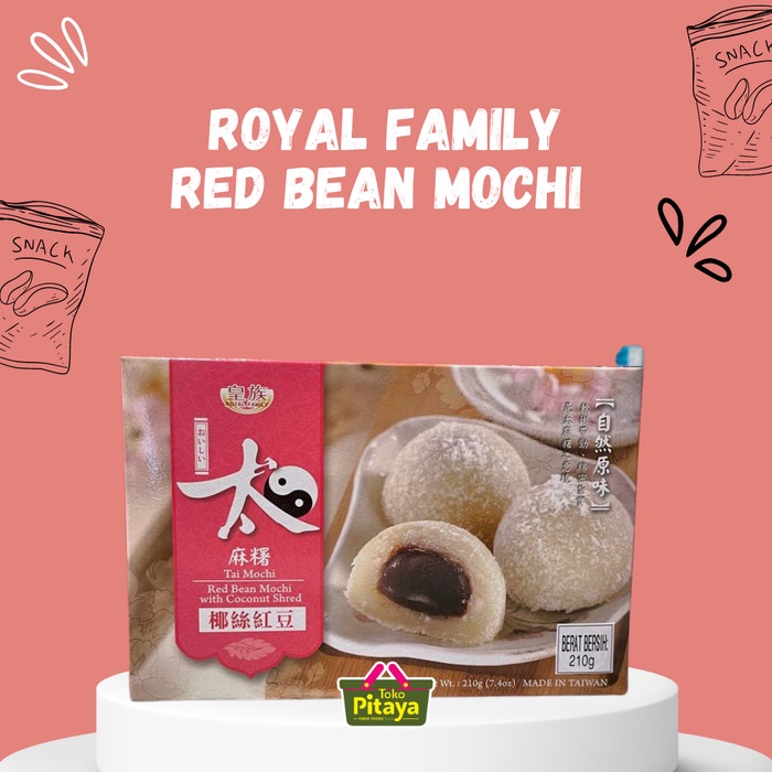 

*****] Royal Family Red Bean Mochi with Sesame 210 gr