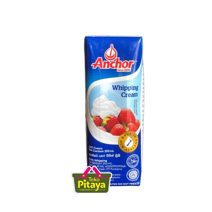 

cusss order] Anchor Whipping Cream - Whipping Cream Whip Cream Cair 250 ml