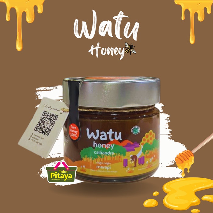 

:::::::] Watu Monofloral Honey Calliandra - Madu Asli Merapi 200 gr Jawa Tengah