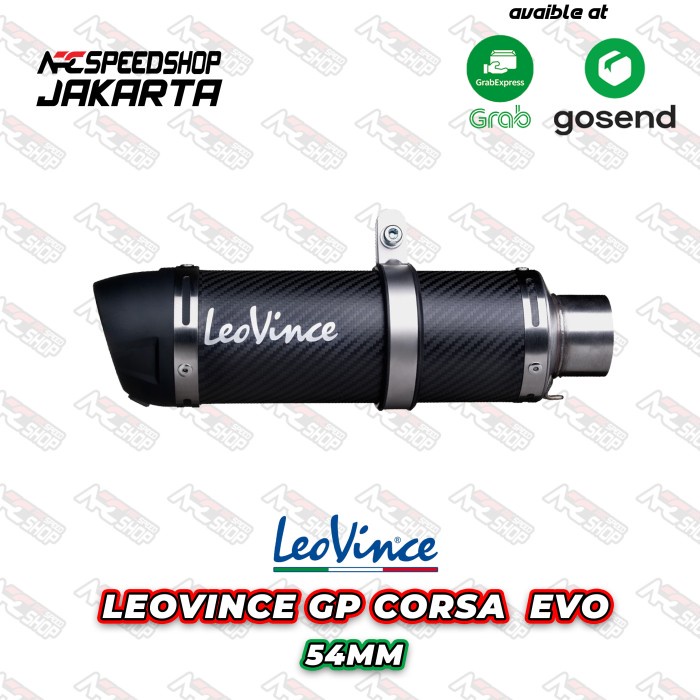 [Original] Knalpot Leovince Gp Corsa Evo Silencer Only Terbaru