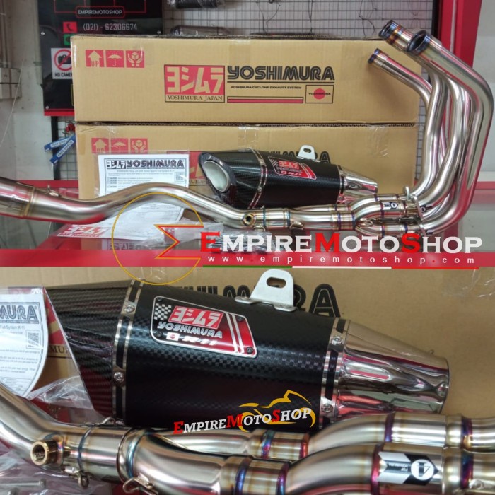 [Original] Knalpot Yoshimura R11 Zx25R Zx 25 R Japan Black Carbon Fullsystem Terbatas
