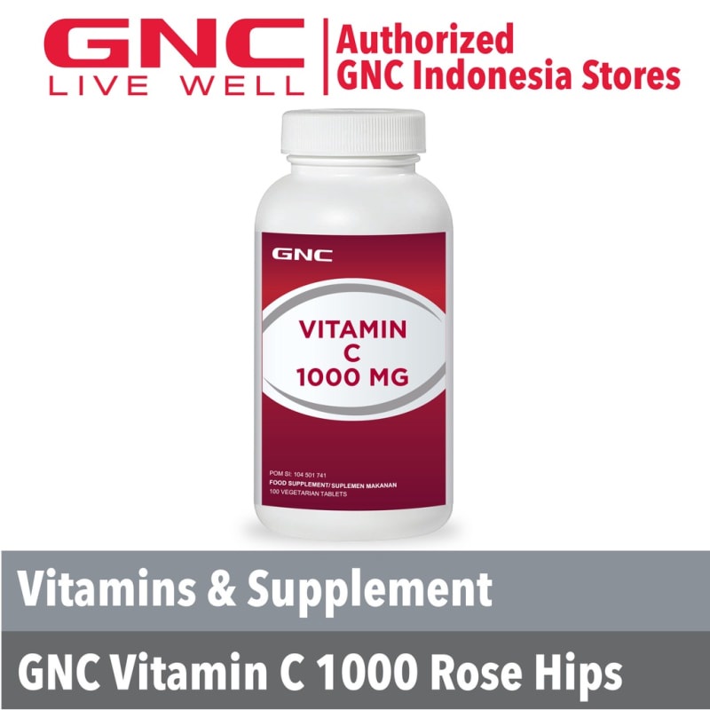 GNC Vitamin C 1000 - 100 Tablet (099212) SUPLEMEN